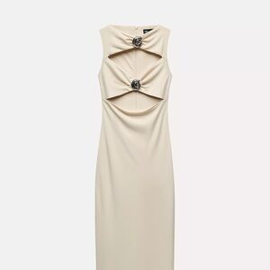 Zara Seashell Cut-Out Dress